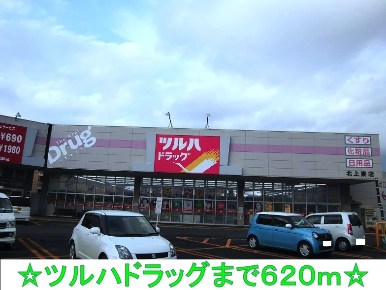 ツルハドラッグまで620m