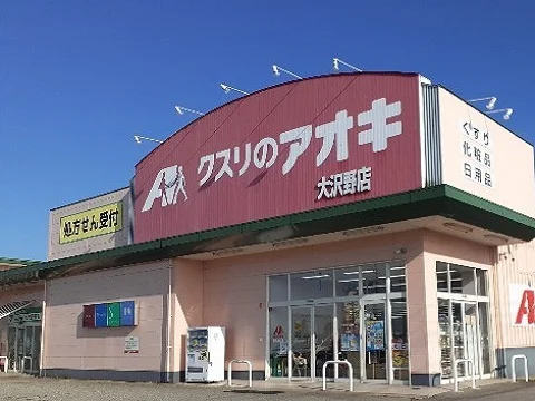 クスリのアオキ大沢野店まで600m