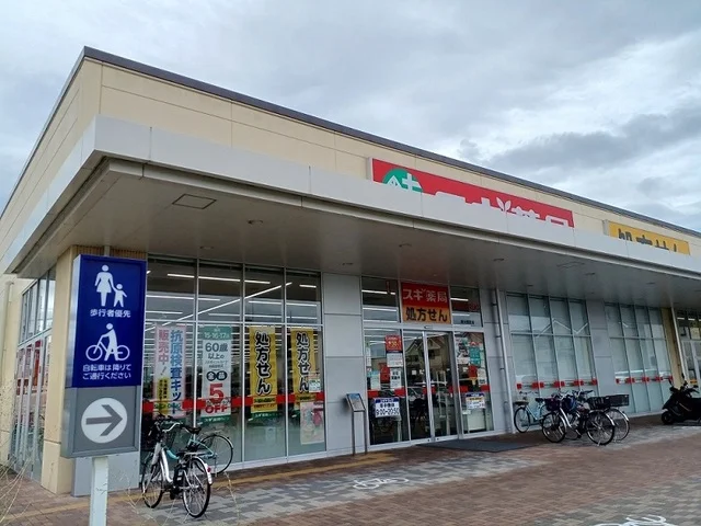 スギドラッグ様まで900m