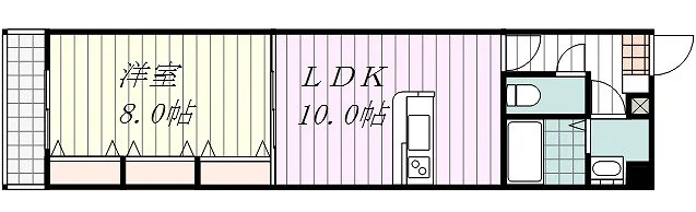 中心街の1LDKのお部屋です☆複数名で入居される方におススメ★★