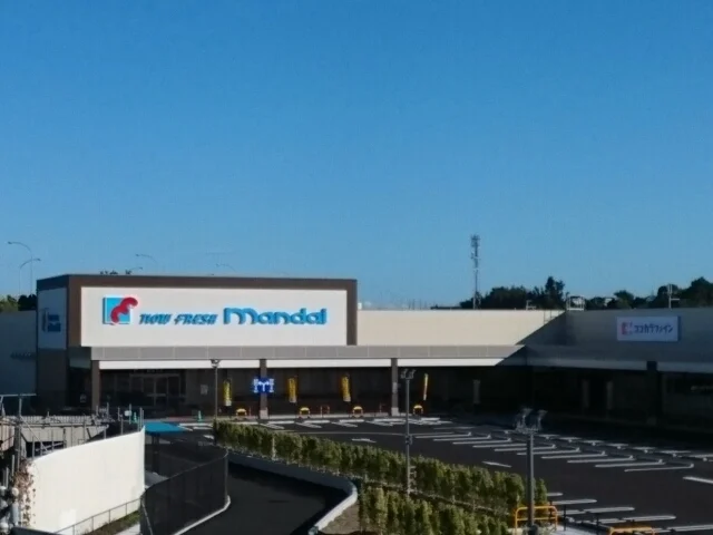 万代様まで1360m