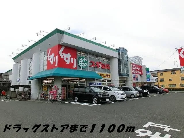 スギ薬局まで1100m