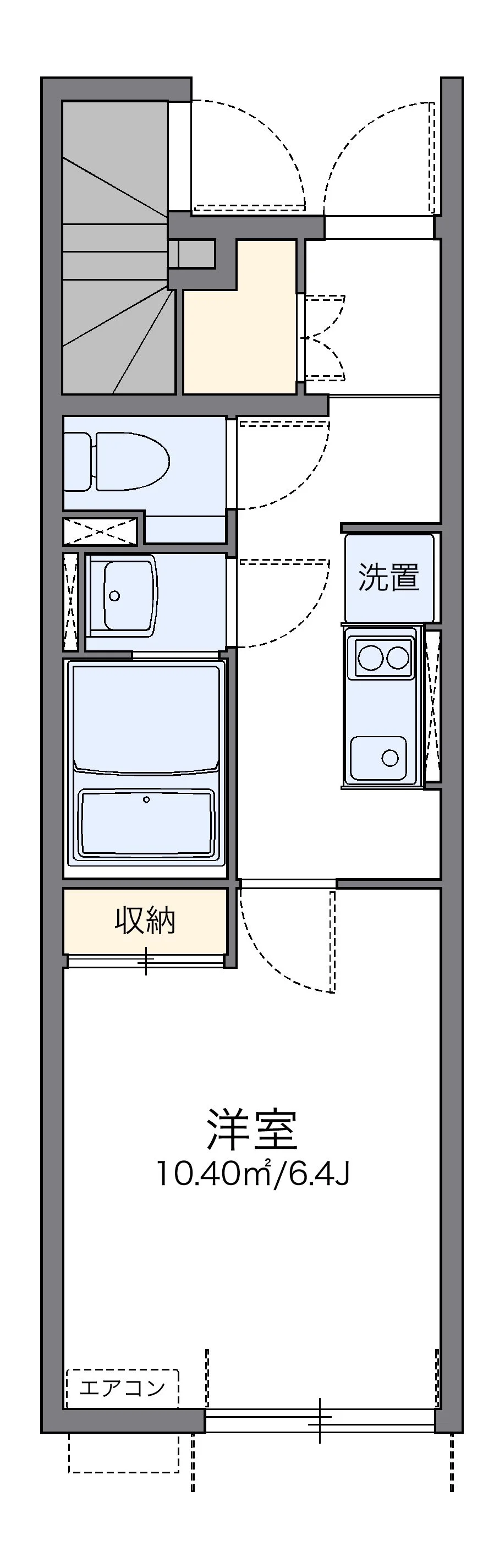 代表的な間取のため実際の間取とは異なる場合があります