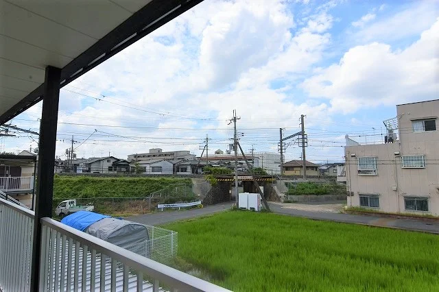 のどかな田園地帯です。