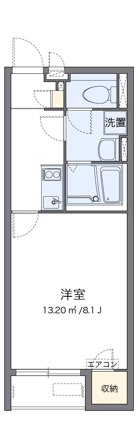 代表的な間取のため実際の間取とは異なる場合があります