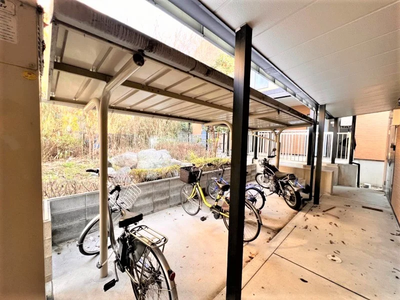 駐輪スペースです。