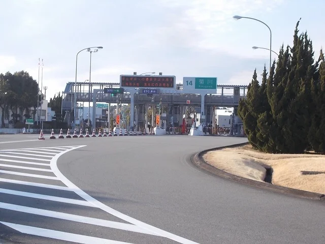 東名　菊川ＩＣまで1400m