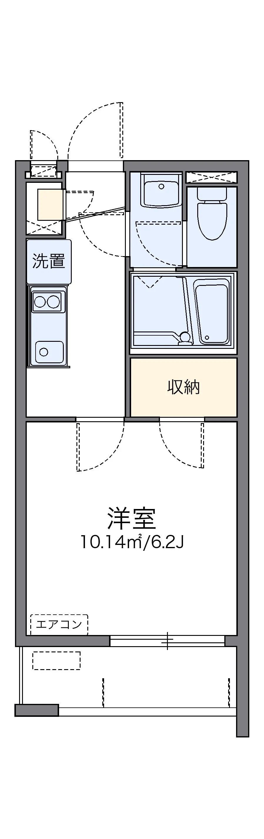 代表的な間取のため実際の間取とは異なる場合があります