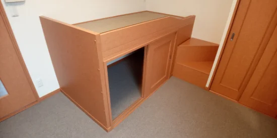 収納つきベット