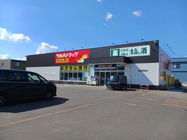 ツルハドラッグ青森新田店まで300m