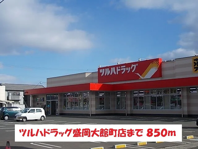 ツルハドラッグ盛岡大館町店まで850m
