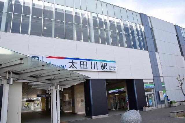 名鉄常滑線　太田川駅まで2400m