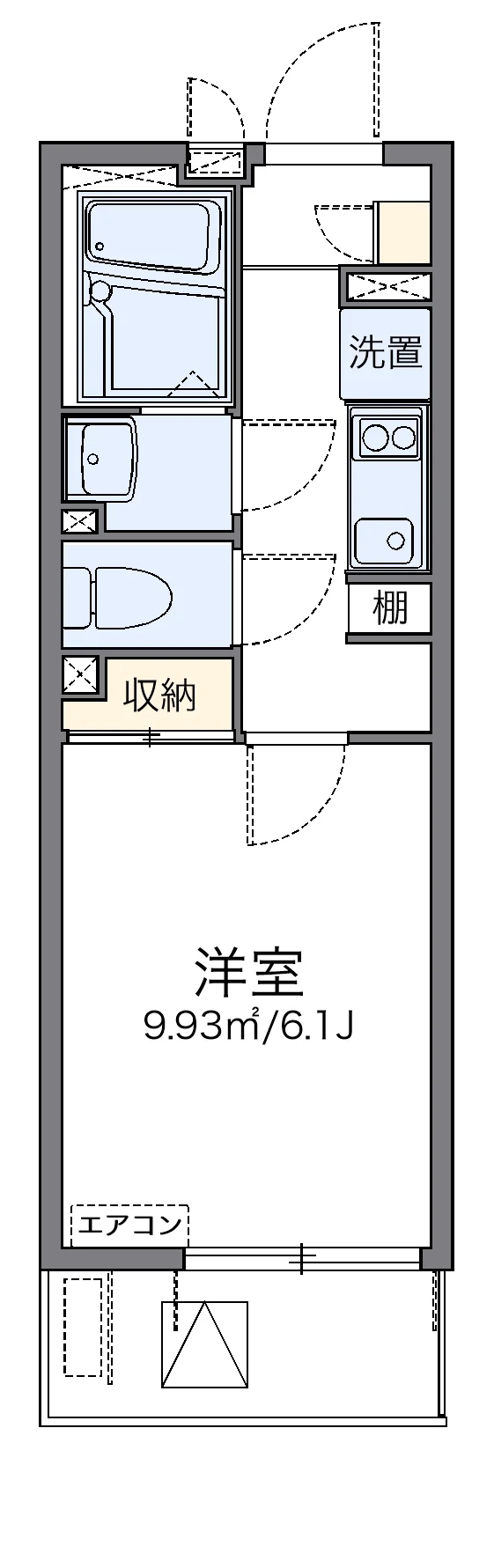 代表的な間取のため実際の間取とは異なる場合があります