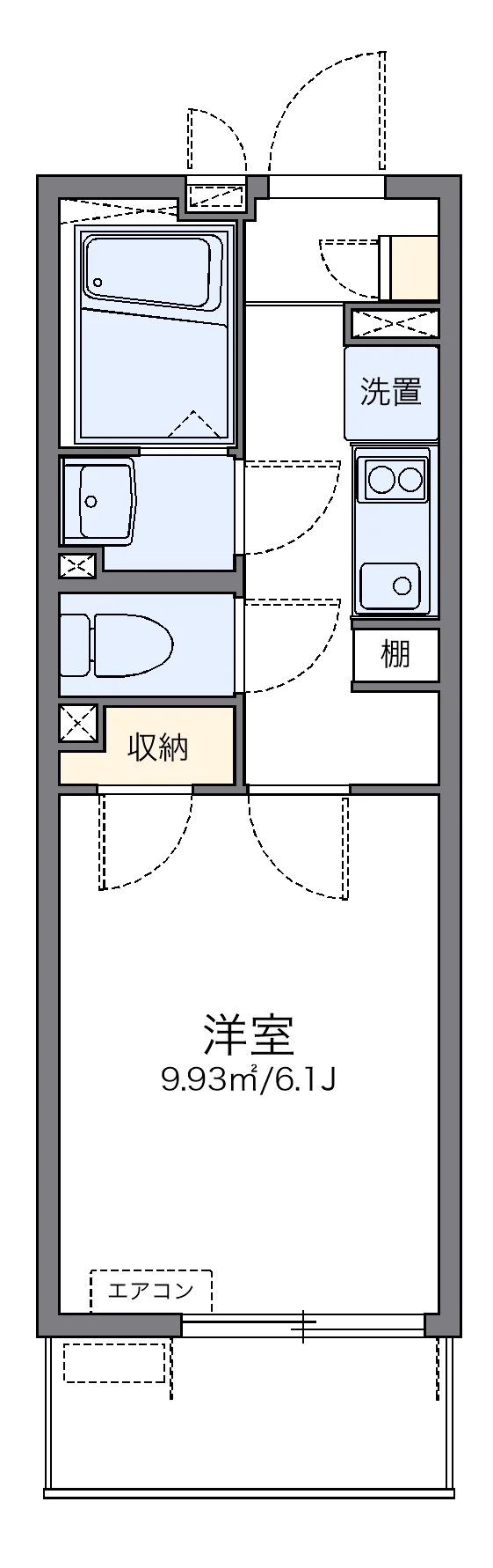 代表的な間取のため実際の間取とは異なる場合があります