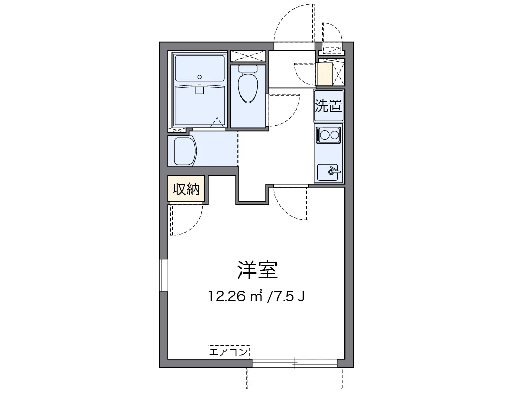代表的な間取のため実際の間取とは異なる場合があります