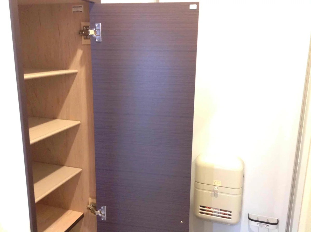 ゆとりのあるシューズボックス