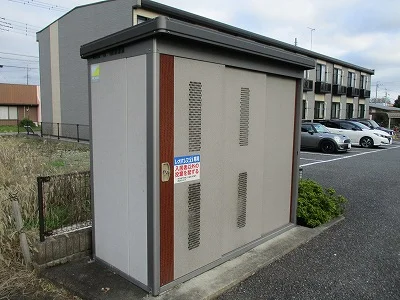 入居者様専用ゴミ庫です。