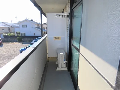 洗濯物を外干しできます