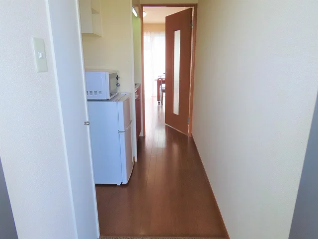 玄関からのアングルです