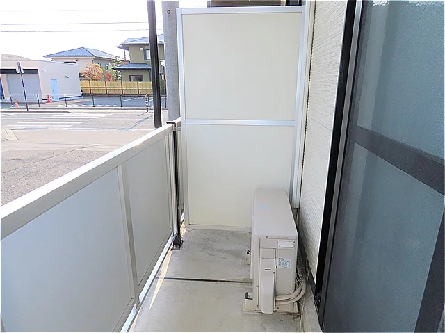 洗濯物を外干しできます