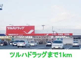 ツルハドラッグまで1000m