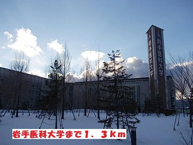 岩手医科大学まで1300m