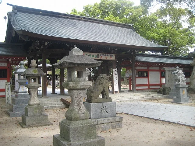 宇美八幡宮まで100m