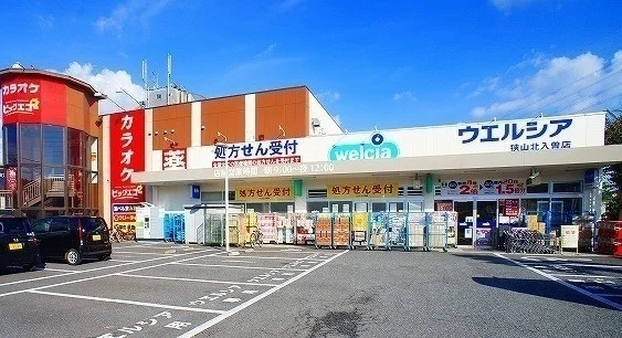 ウエルシア狭山北入曽店まで800m