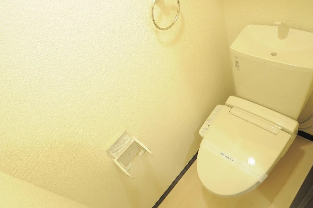 温水洗浄付き！