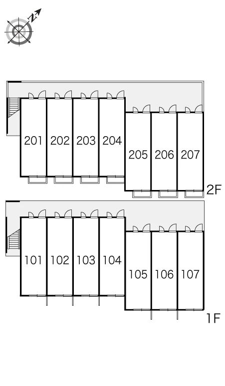 間取り配置図です。