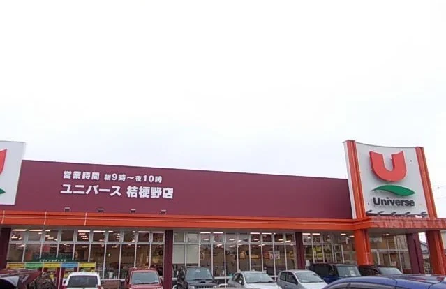 ユニバース桔梗野店まで4500m