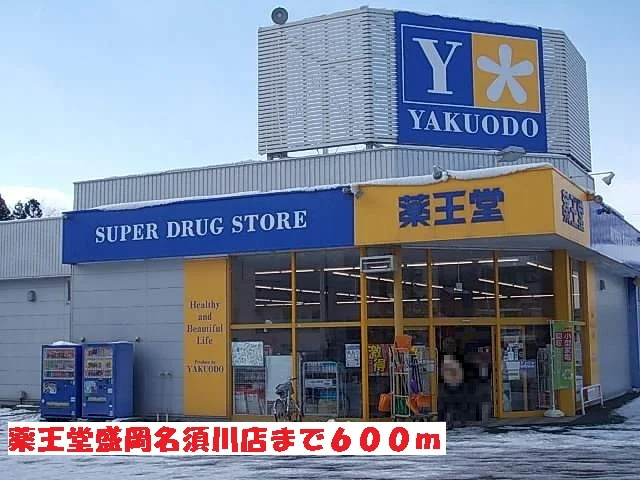 薬王堂盛岡名須川店まで600m