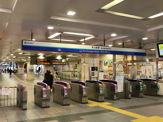 本川越駅まで700m