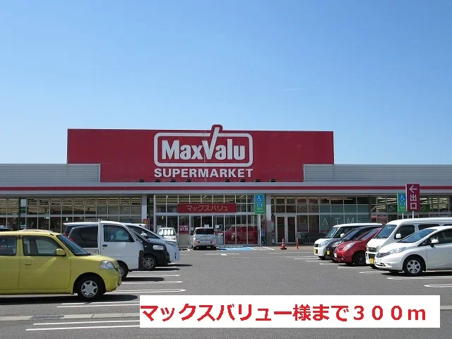 マックスバリュー様まで300m