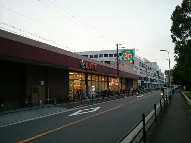 ライフ西田辺店まで300m