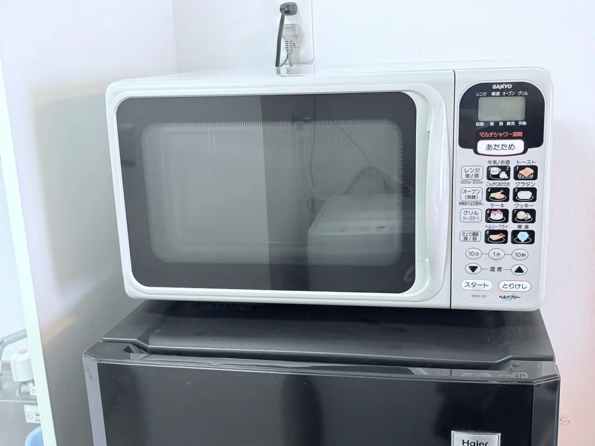 家電備え付なので、自由に使ってあたたかいご飯がその日から作れます！