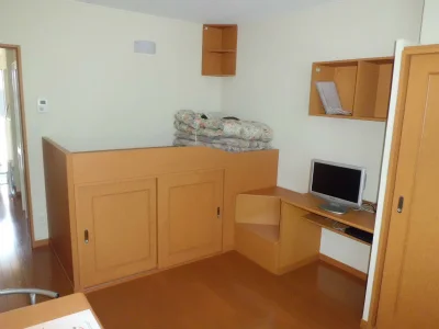 短期契約の時のみ布団が付きます。