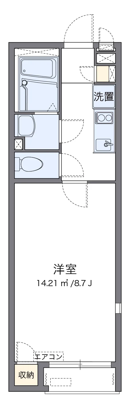 代表的な間取のため実際の間取とは異なる場合があります