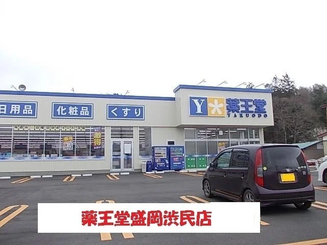 薬王堂盛岡渋民店まで300m
