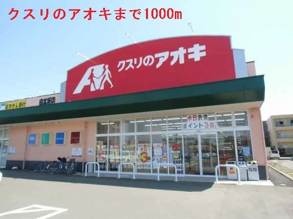 クスリのアオキまで1000m