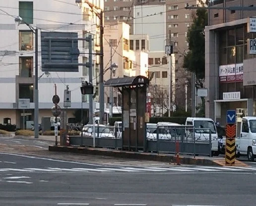 白島電停まで420m