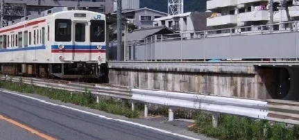 可部線　上八木駅まで350m