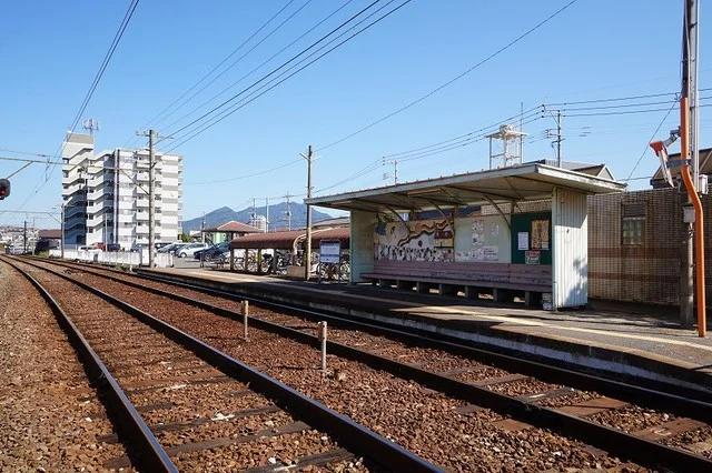 筑豊電鉄　東中間駅まで950m