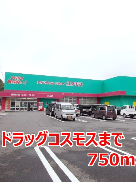 ドラッグコスモスまで750m
