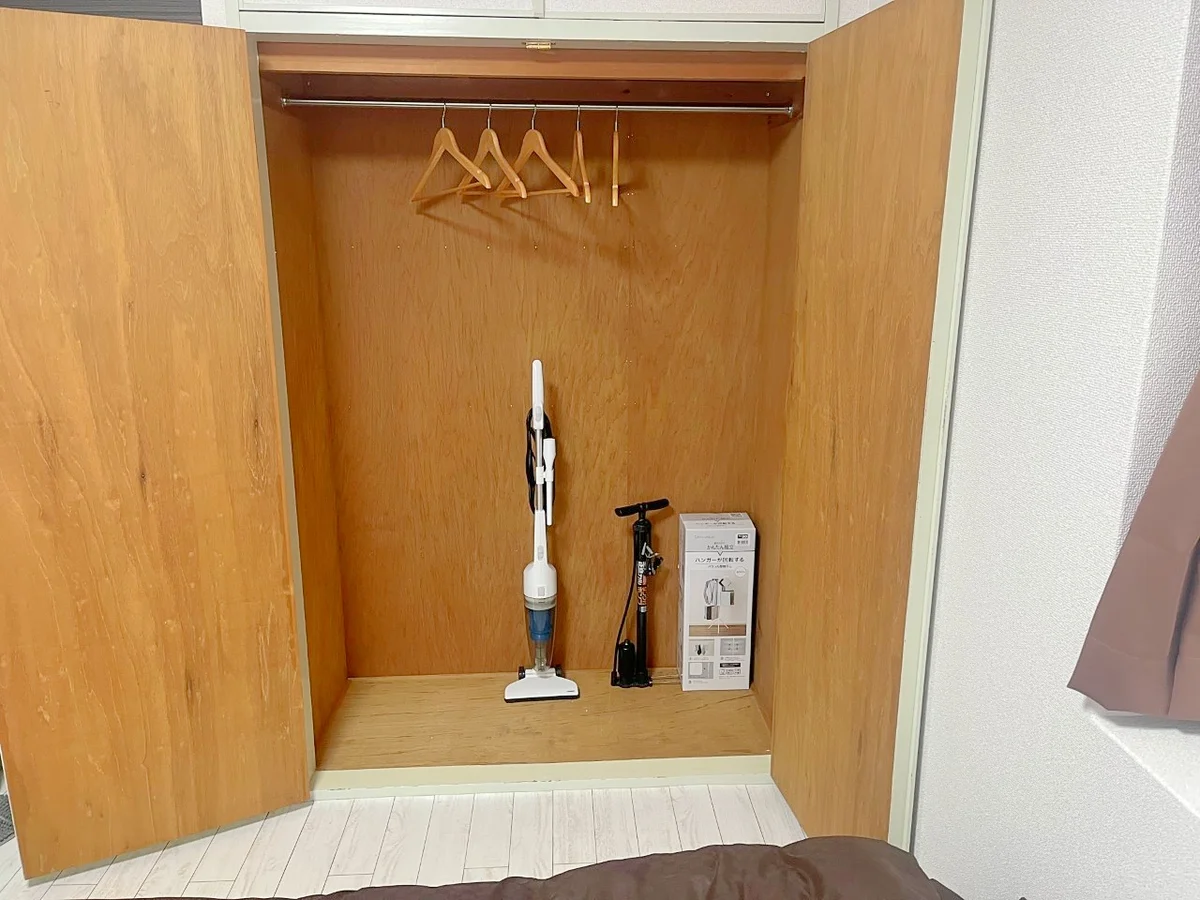 クローゼットタイプの収納です♪