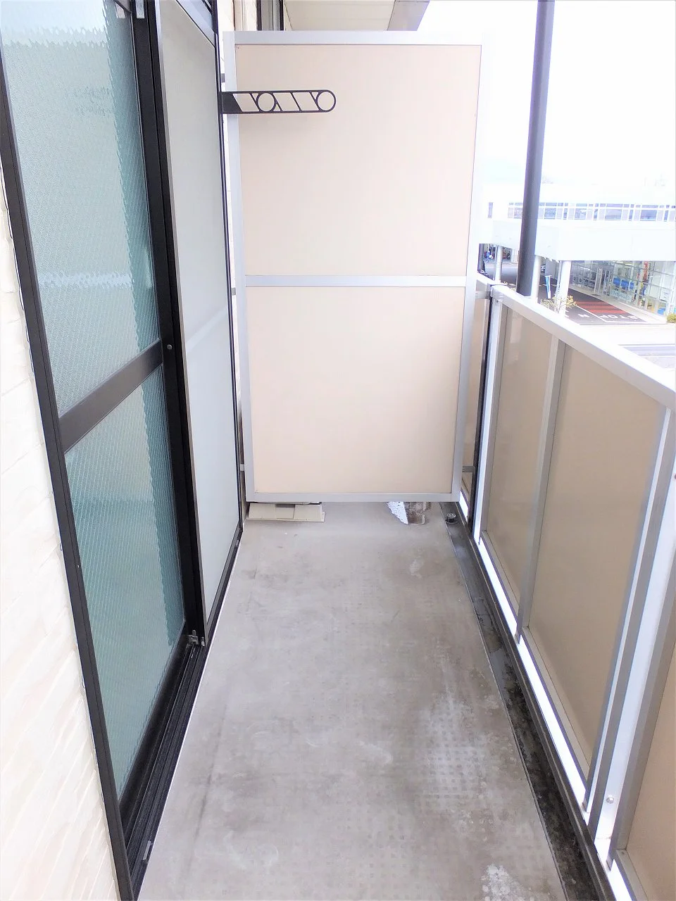 洗濯物を外干しできます