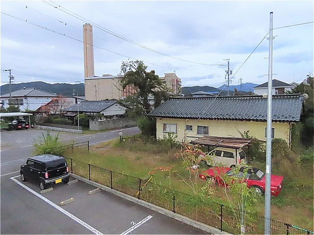 2階からのアングルです