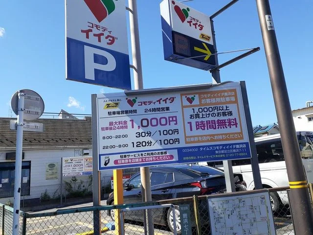 コインパーキングまで260m