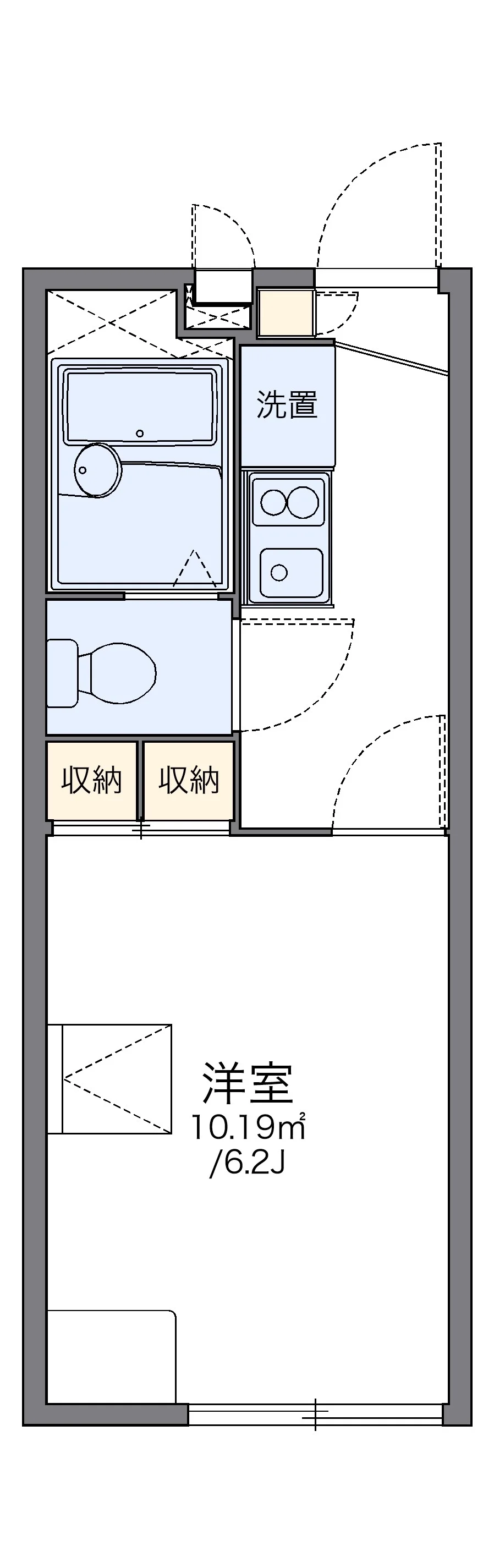 代表的な間取のため実際の間取とは異なる場合があります