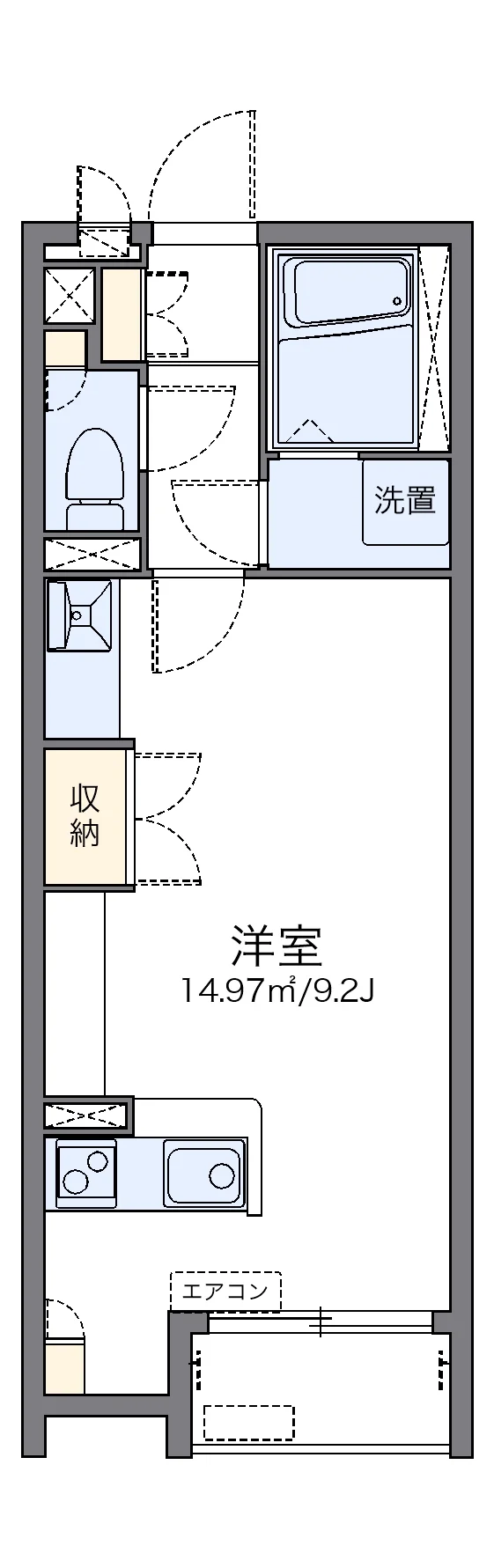 代表的な間取のため実際の間取とは異なる場合があります